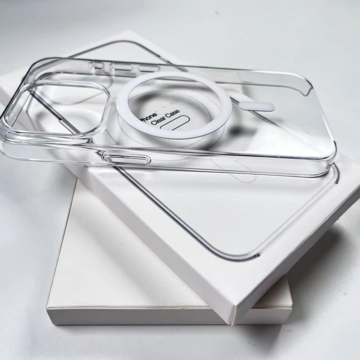 Anti yellow transparent phone case